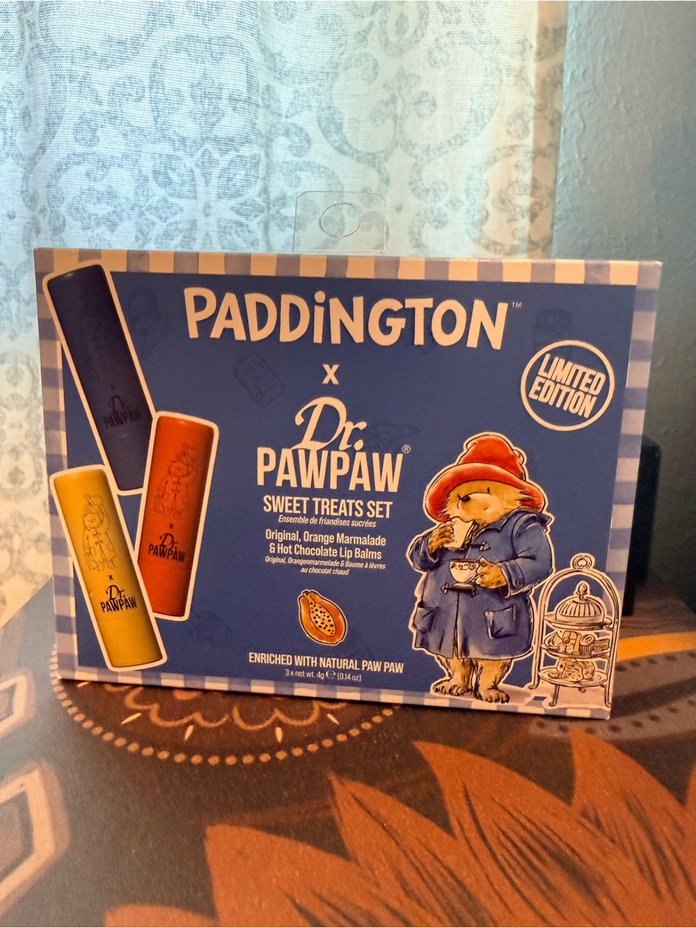 Dr. PawPaw Paddington Limited Edition Lip Balm Set - Orange, Yellow, Blue